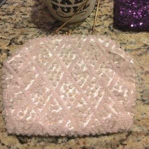 Vintage beaded and sequin embroidered Soft Pink MCM Retro